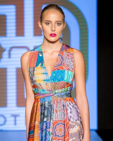 African Print Gown from Fashion Show | D&D Clothing