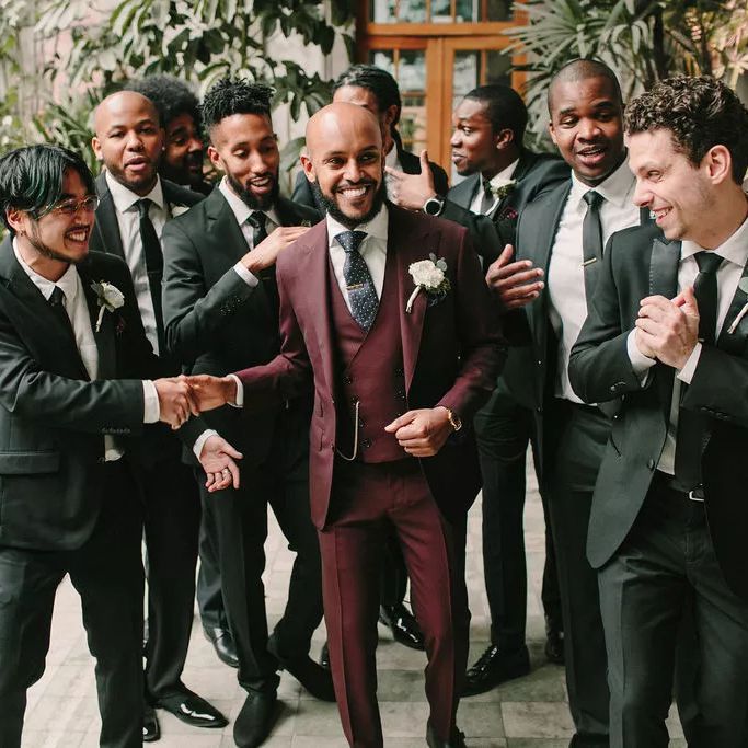casual dress wedding male 20 Casual Groom Attire Ideas From Real Weddings