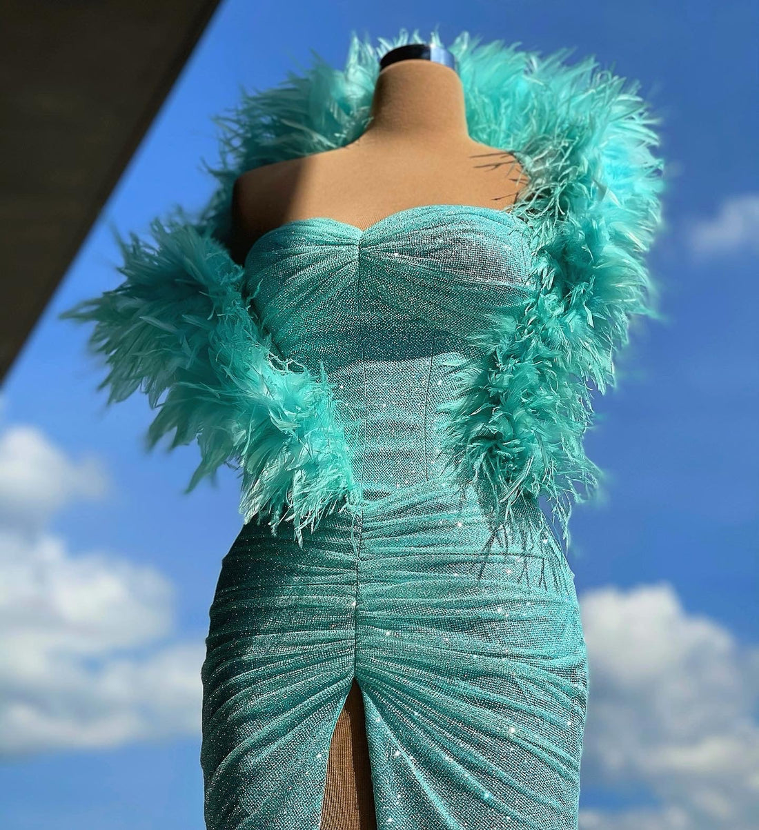 evening dresses edmonton AZURE PHOENIX DRESS | CULT MIA main image 1