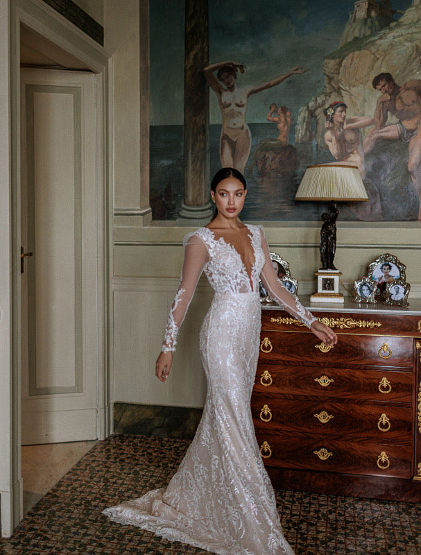 A-Line Wedding Gown With Lace