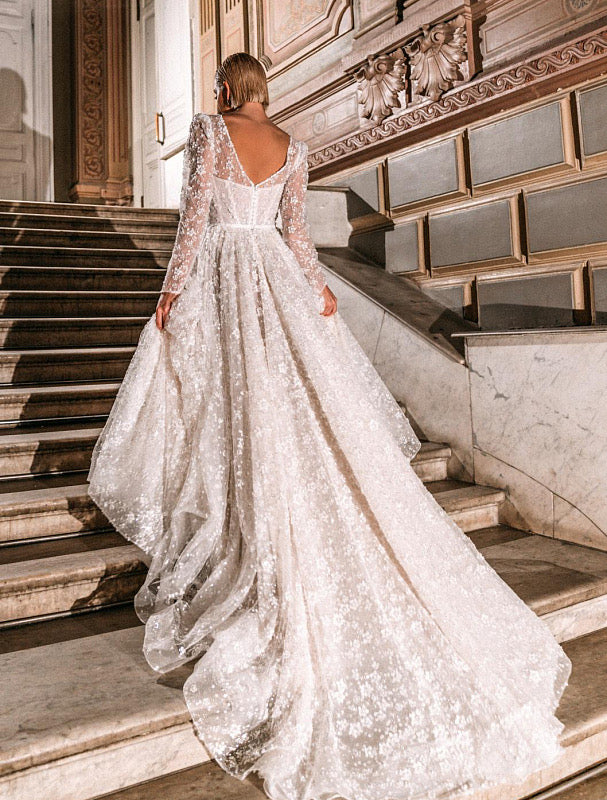 A-Line Wedding Gown With Lace | Wedding Gowns D&D Clothing A-Line Wedding Gown With Lace | Wedding Gowns D&D Clothing