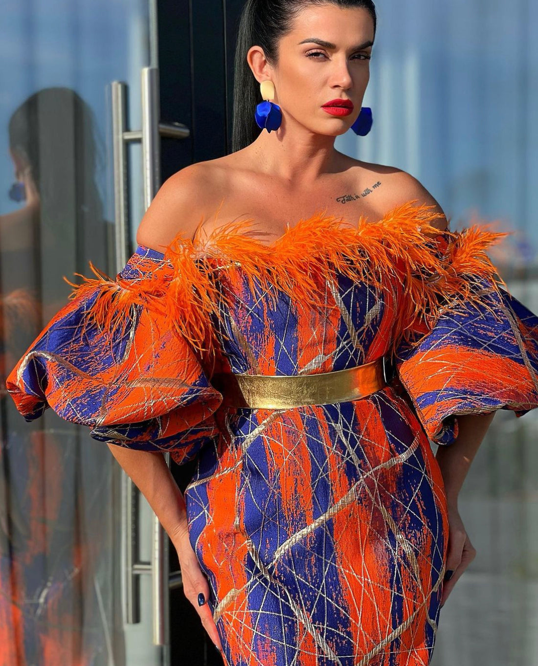 show me off the shoulder dress Cruising Sunset Off Shoulder Dress Chocolate