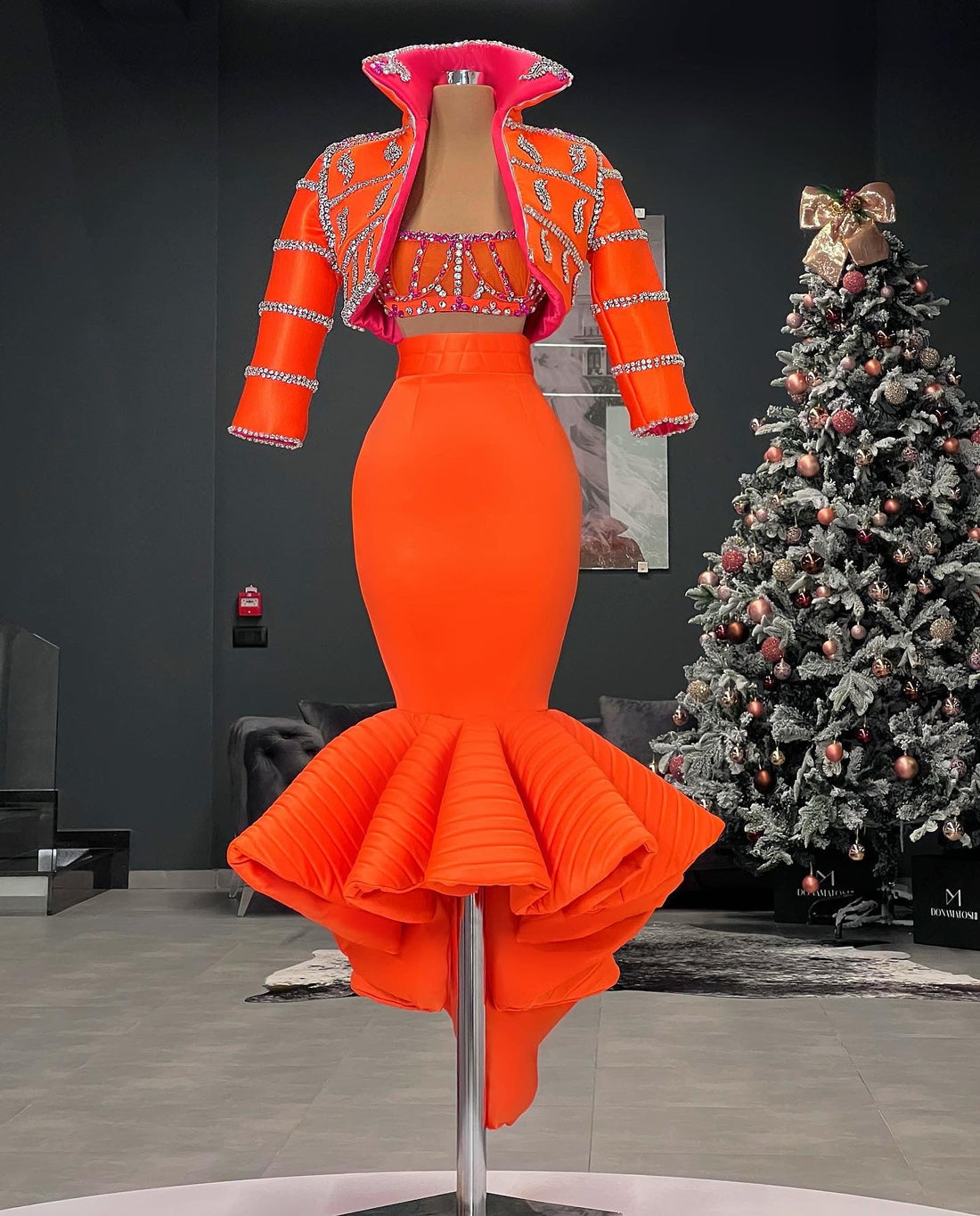 Burnt orange shop church dress