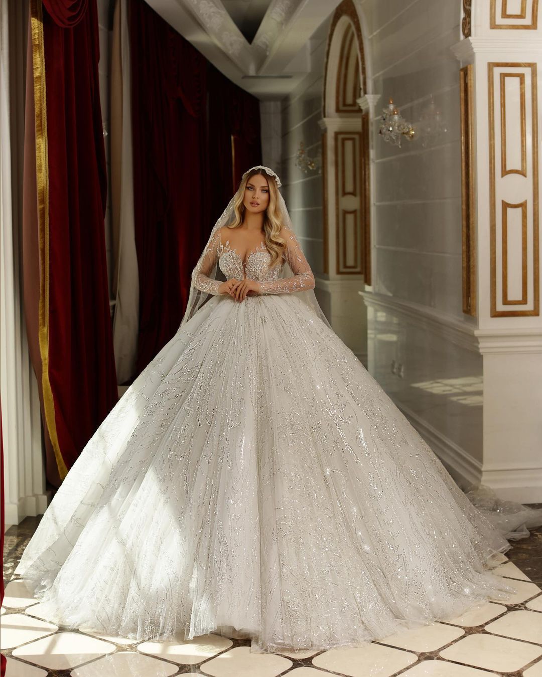 Ela Luxury White Wedding Dress