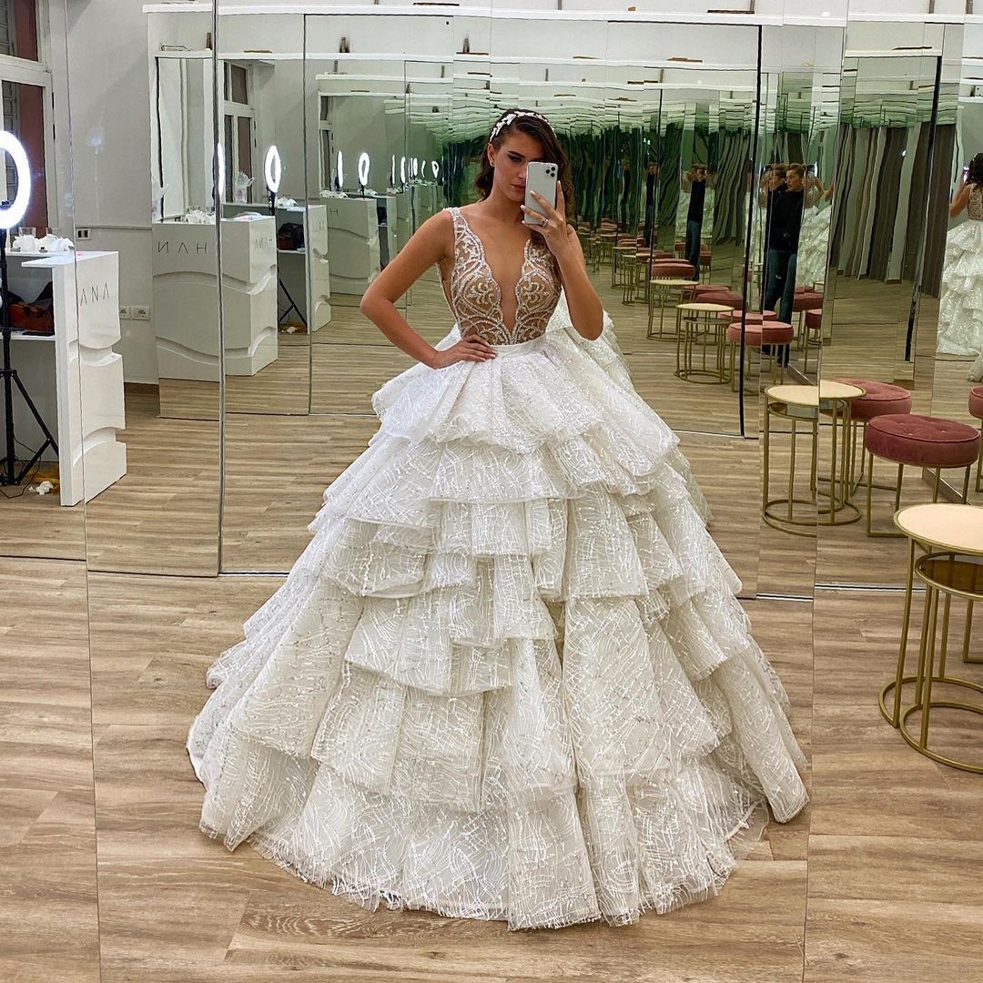 Elene Luxury White Wedding Dress main image 1