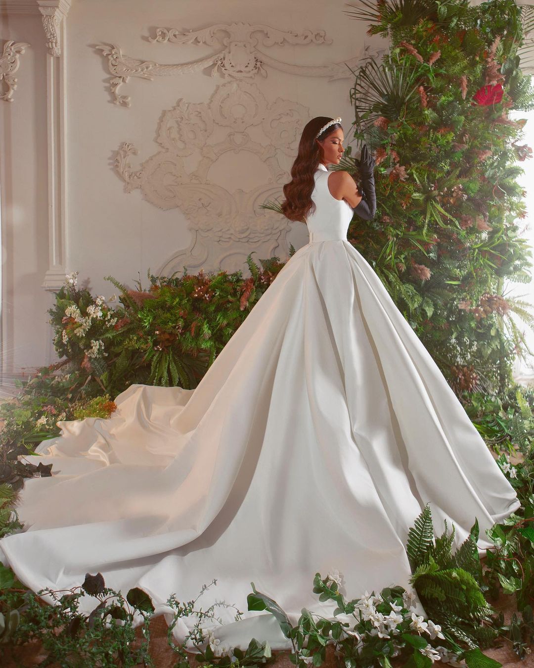 Elanna Luxury White Wedding Dress XXL / White