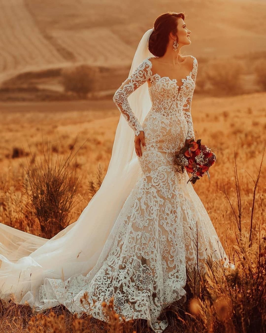 Elanna Luxury White Wedding Dress XXXL / White