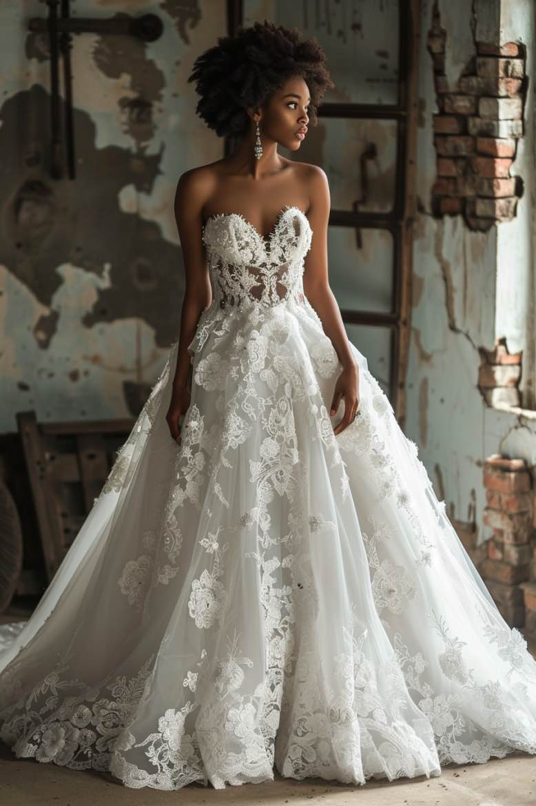 luxury ball gown wedding dresses Harriet Luxury Off Shoulder White Ball Gown Wedding Dress XS / White