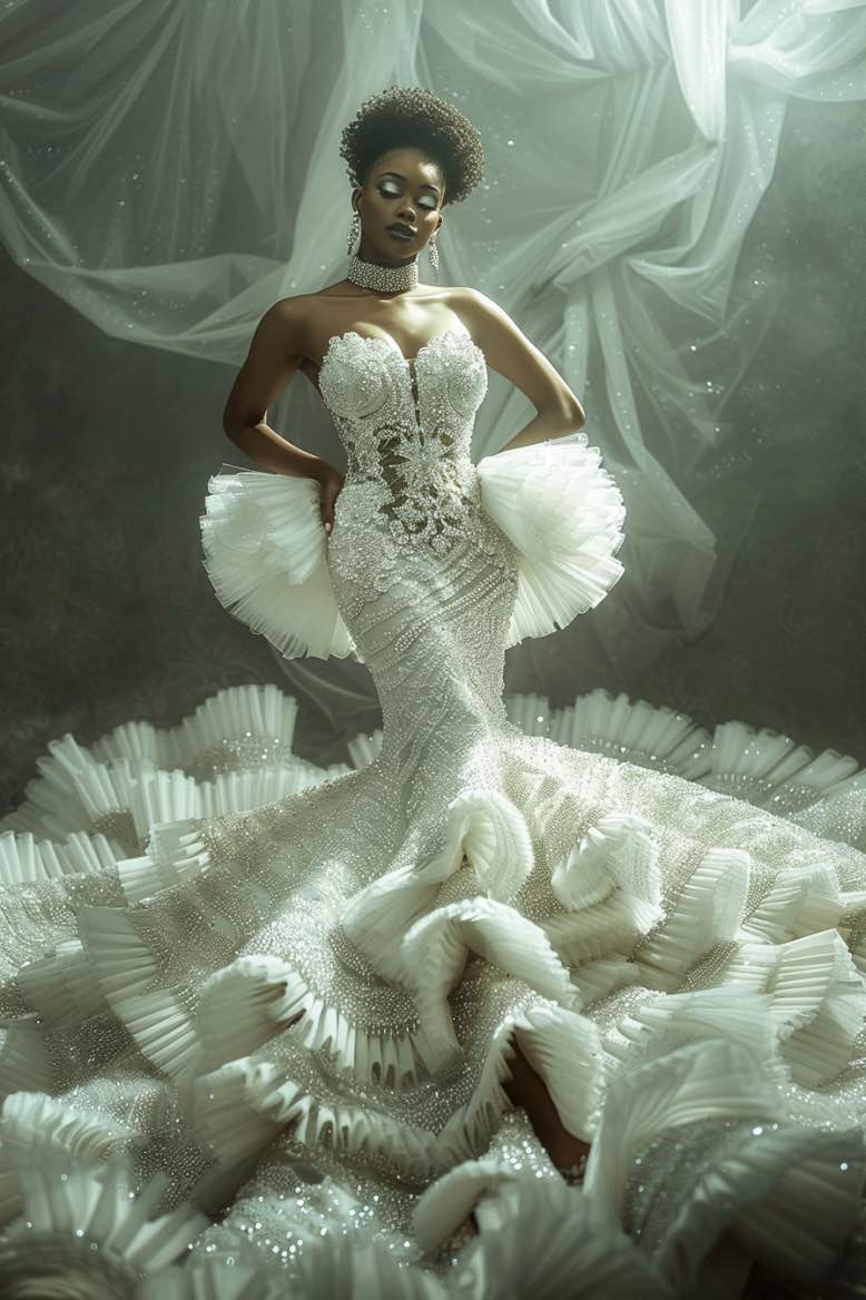 white sequin dress bridal Sofia Long Sleeve Sequin Maxi Dress / White | MESHKI