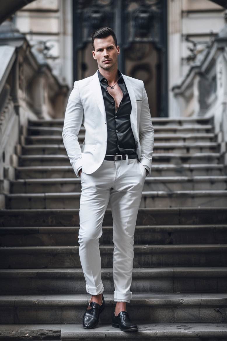 black and white casual dress for men Casual Attire For Men Black And White Dressy-Casual Outfits For Men Smart  Men's Looks Primark