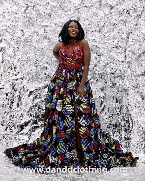 Elegant Africa Ankara Dress | African Gowns Ankara M / Multicolor / Ankara Elegant Africa Ankara Dress | African Gowns Ankara M / Multicolor / Ankara