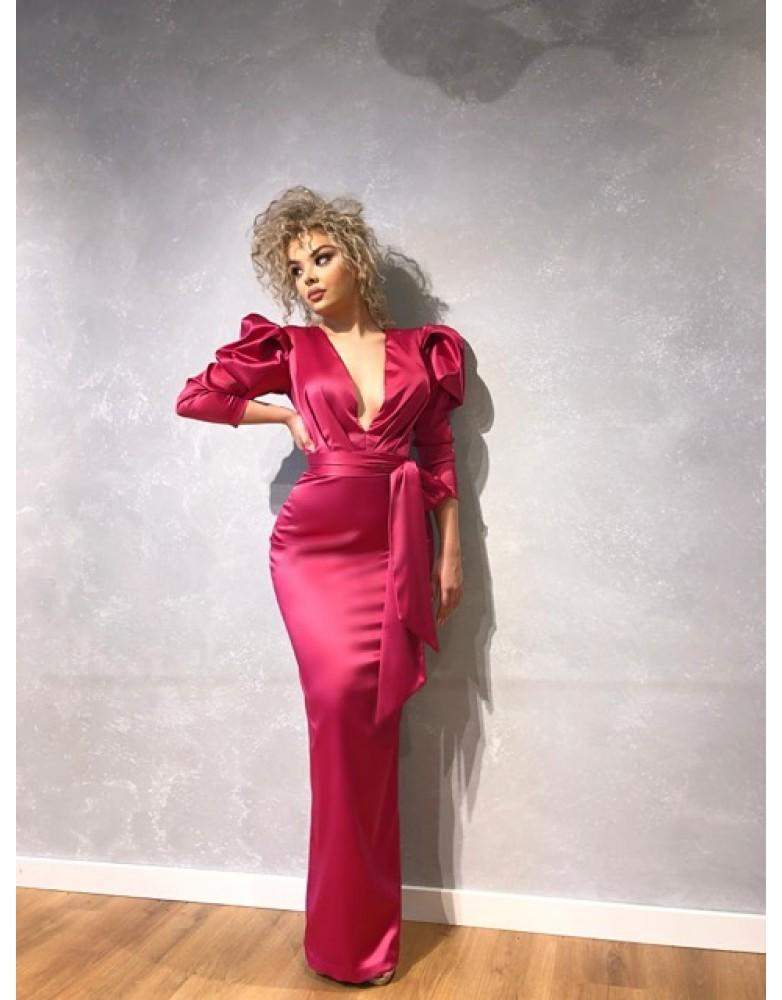 dark pink occasion dress Purple PINK Evening Dress
