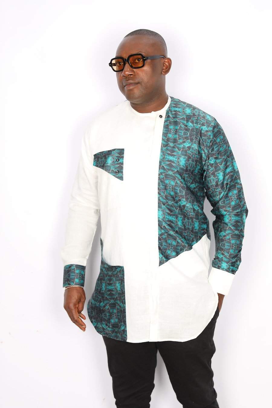 african dress shirt African Linen Shirt White | African Clothing for Men