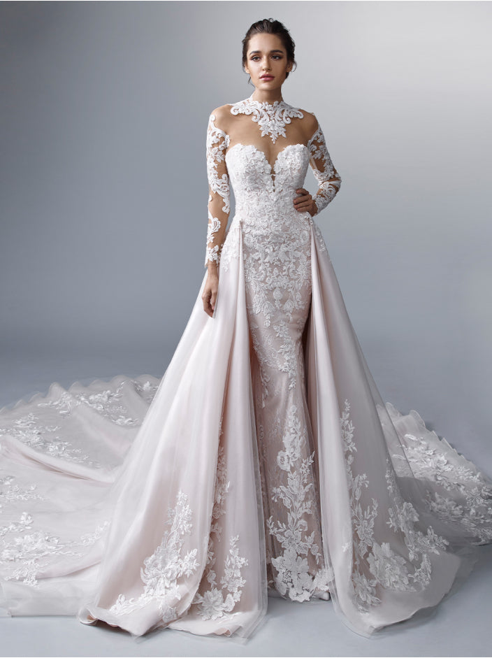 Angelic Rose White Wedding Dress| Wedding Gowns S / White / Satin