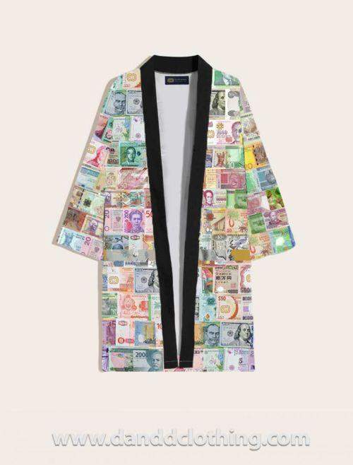 Hombre africano con kimono largo y dinero - Main Image