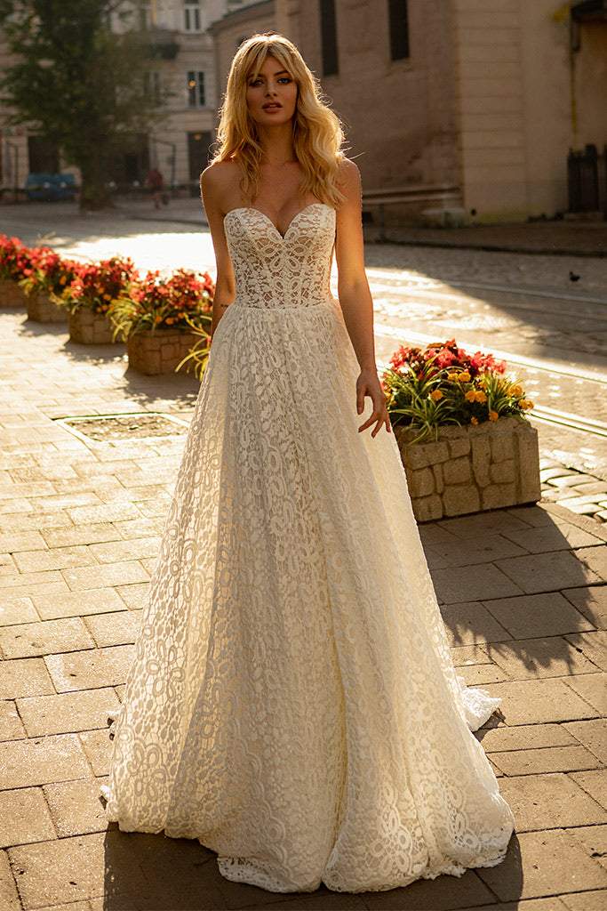 Frost White Wedding Dress | Wedding Gowns S / White / Lace Frost White Wedding Dress | Wedding Gowns S / White / Lace