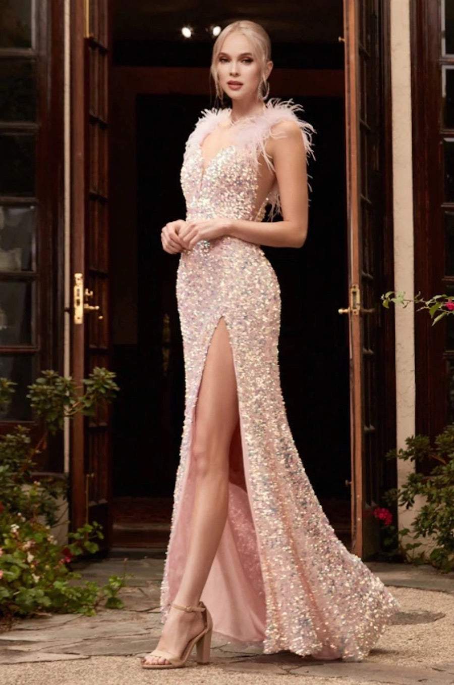 Dark Off White Evening Dress| Evening Dresses L / Off White / Satin Dark Off White Evening Dress| Evening Dresses L / Off White / Satin