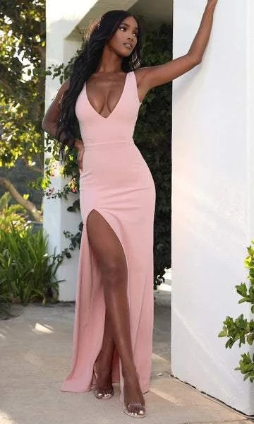 Heavy Pink Evening Dress
