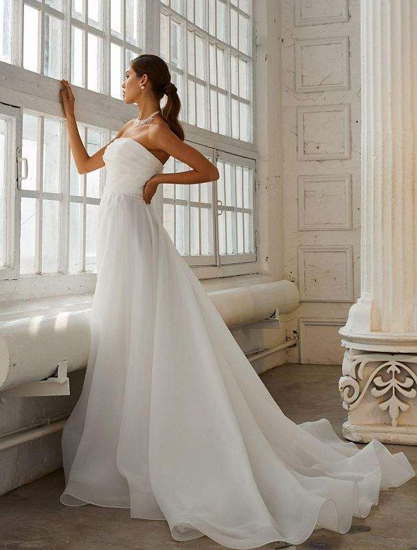 White Grecian Wedding Dress