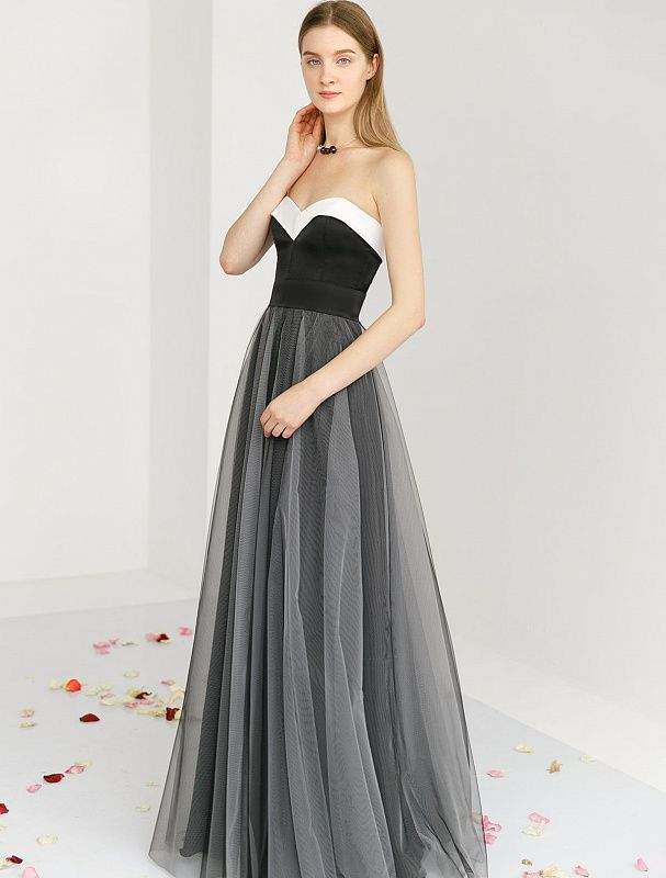Ring Black Evening Dress| Latest Evening Dresses XXL / Black / Lace