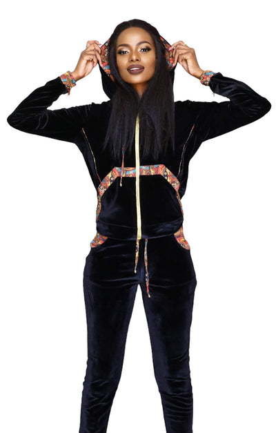 African Track Suit Ankara-danddclothing-AFRICAN WEAR FOR WOMEN,Sets
