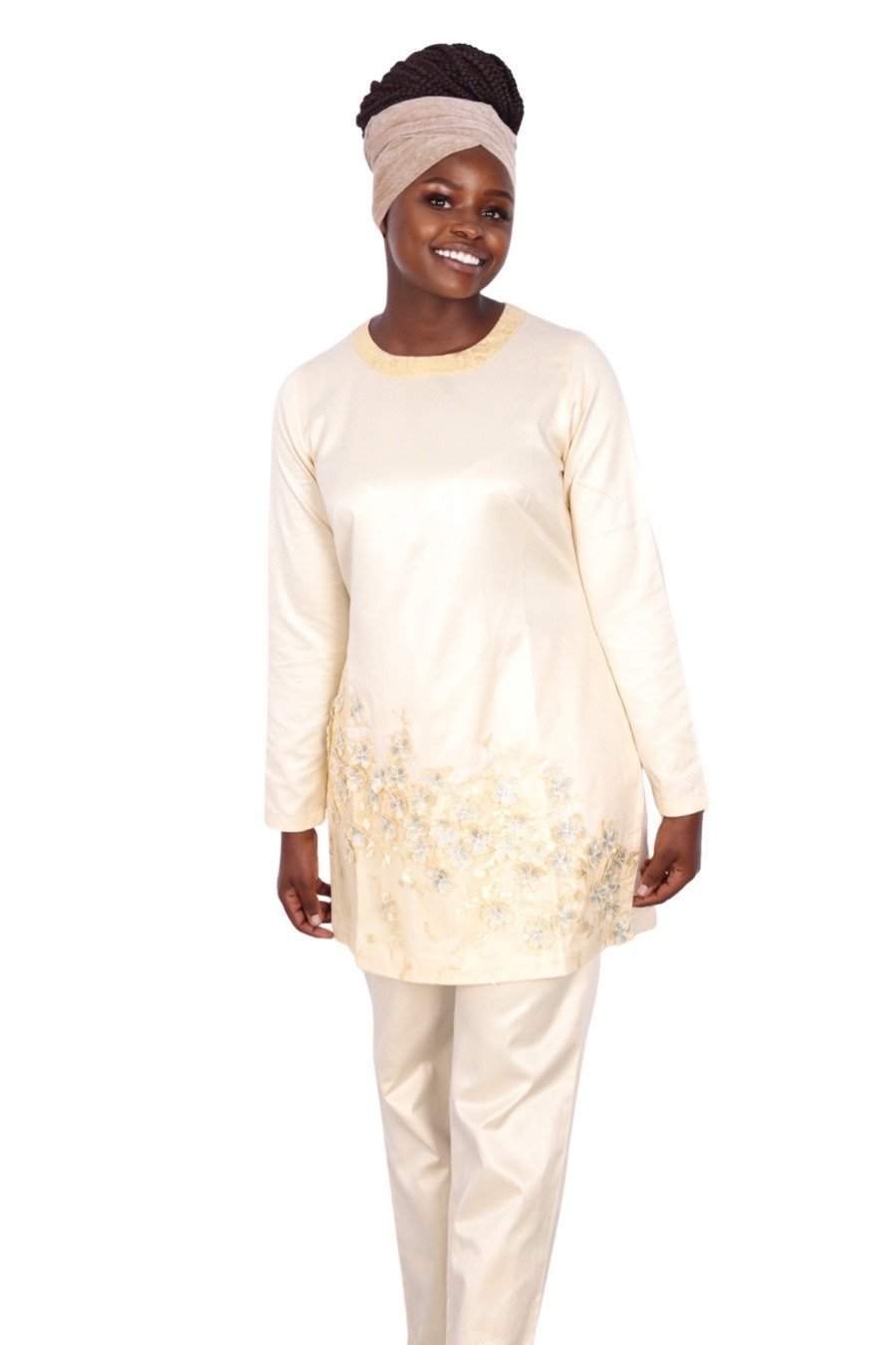 African Woman Native Yellow Set XL / Yellow / Jacquard African Woman Native Yellow Set XL / Yellow / Jacquard