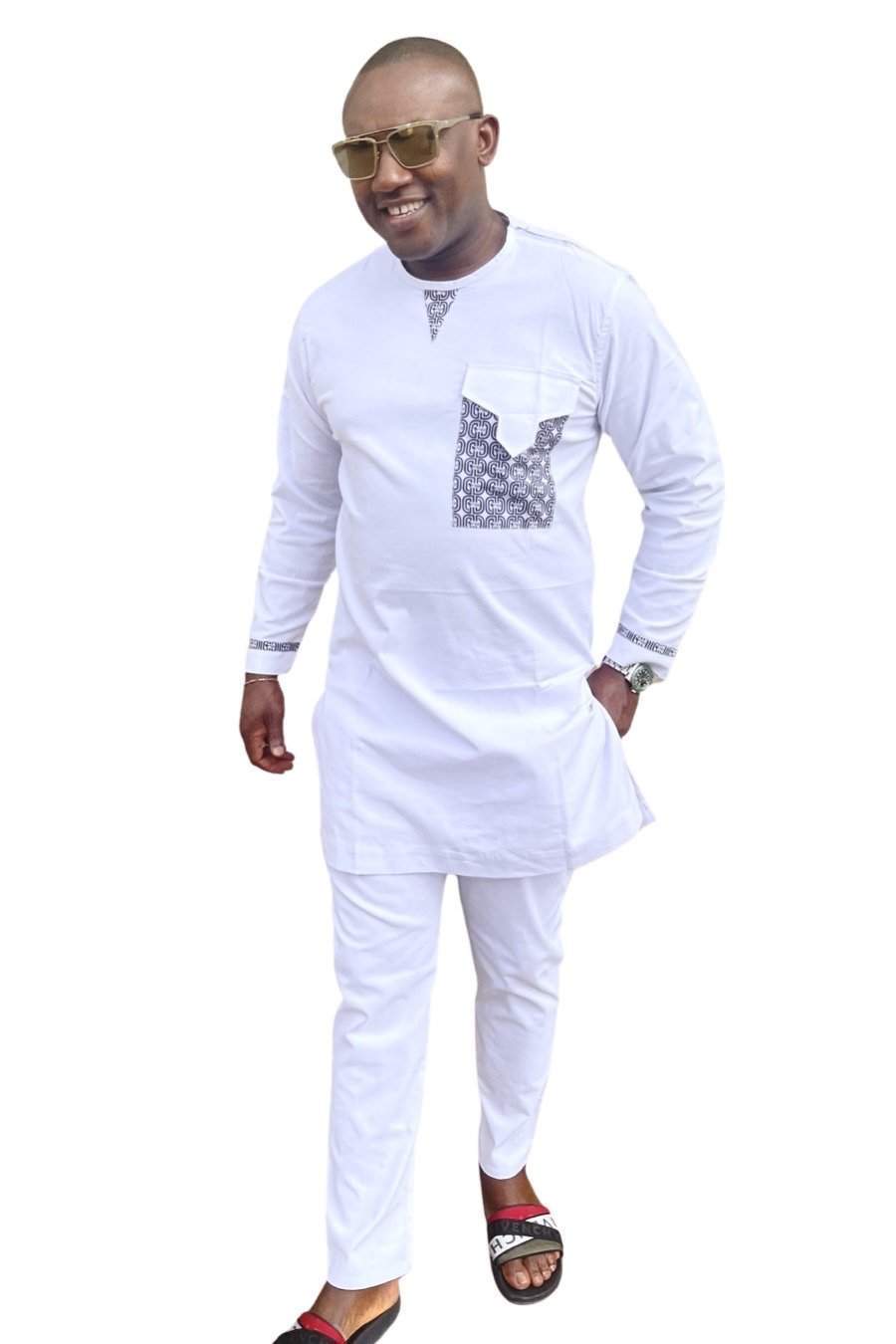 African Men Traditional Grey African Traditional Clothing D D Clothing