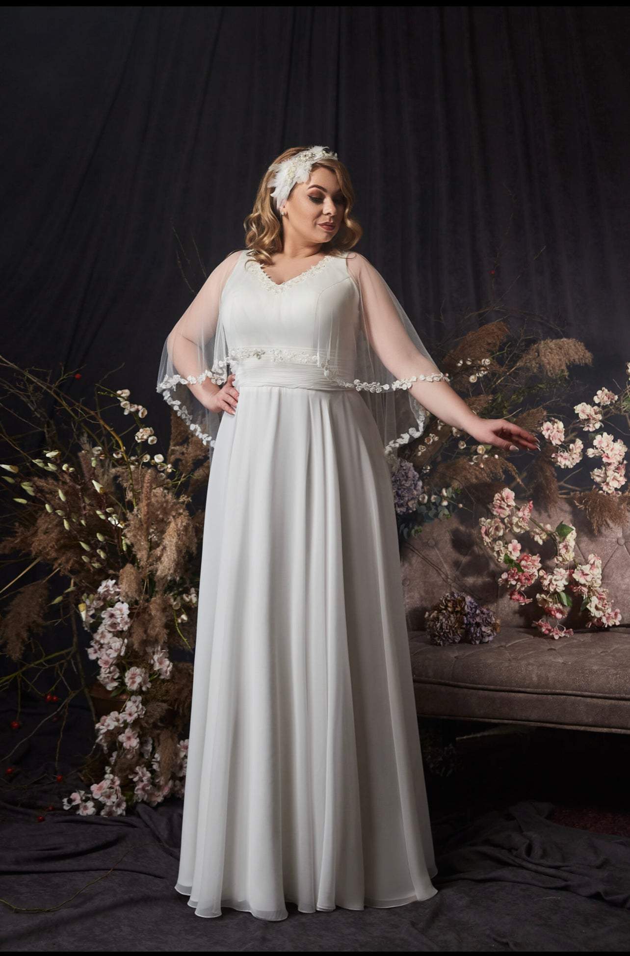 Moon Stone White Wedding Dress| Wedding Gowns XS / White / Satin