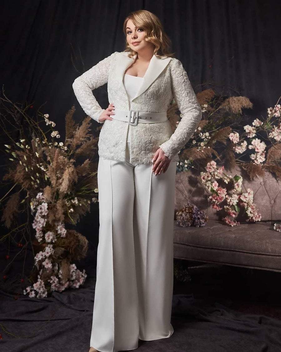 Wedding Pant Suits For Bride
