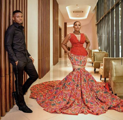 Non-Traditional African Wedding Gowns