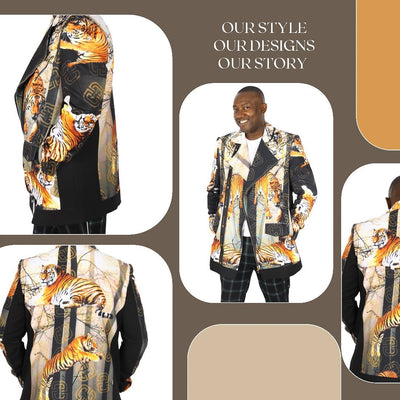 African Print Jacket For Men