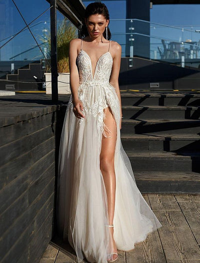 Isabella white wedding dress