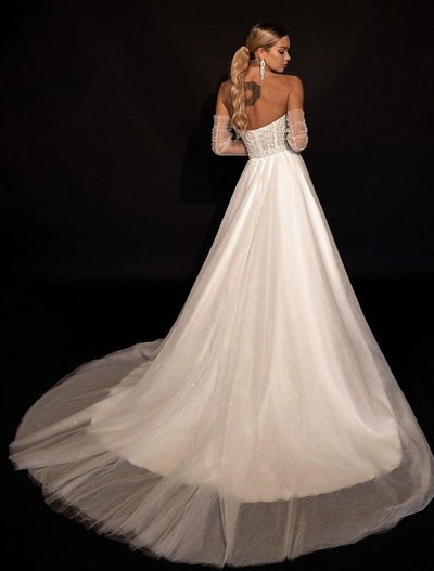 Charlotte white wedding dress