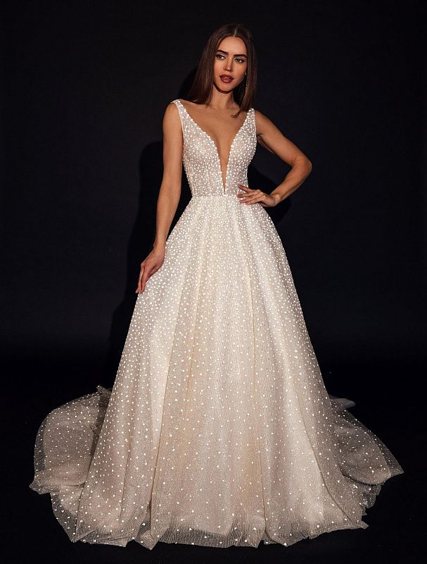 Scarlett white wedding dress
