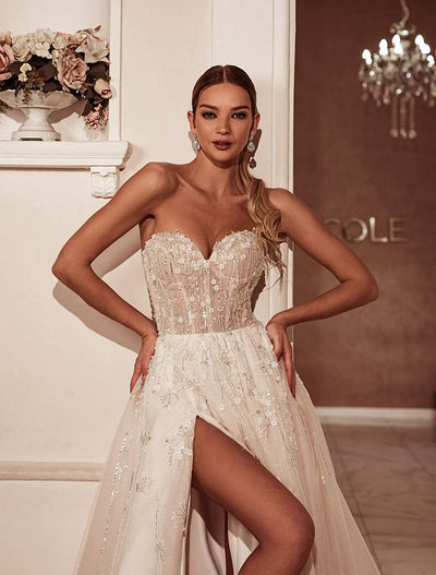 Aria White Wedding Dress