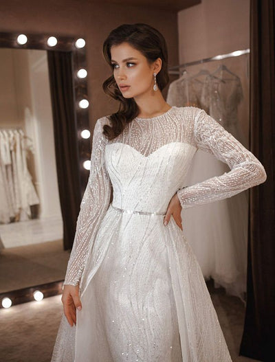 Hazel White Wedding Dress