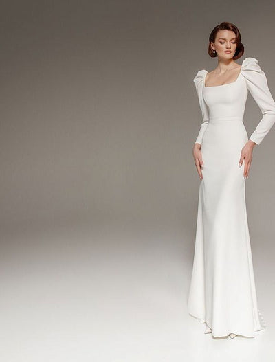 Nora White Wedding Dress