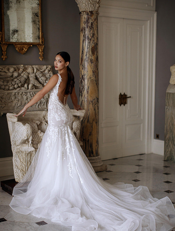 A-Line Wedding Gown with Lace