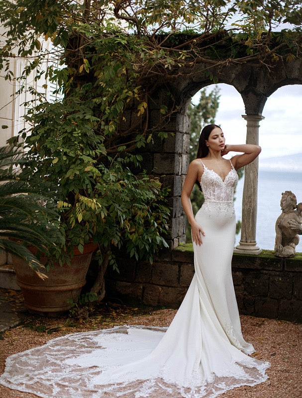 A-Line Wedding Gown with Lace