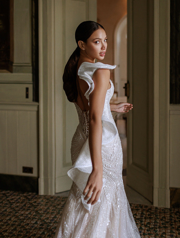 Milani  Beautiful White Wedding Dress