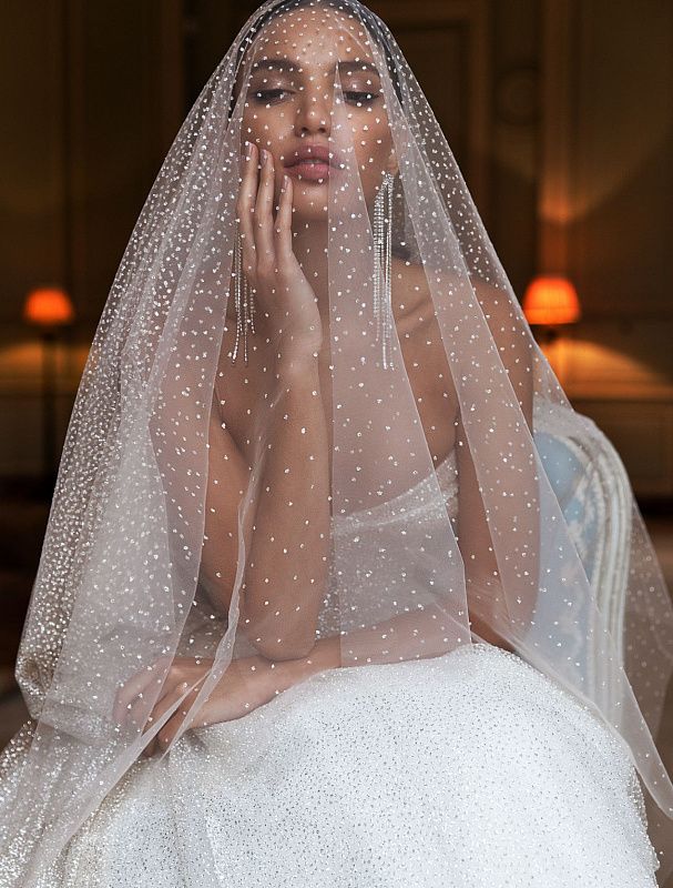 Leyla Beautiful Off-Shoulder White Wedding Dress