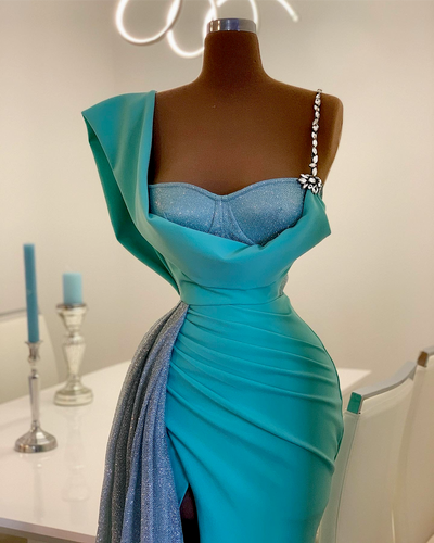 Bellamy Elegant Blue Evening Dress