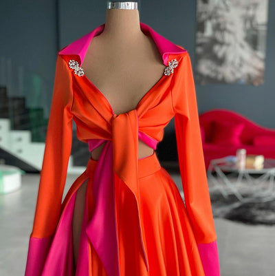 Della Colorful Evening Long Dresses