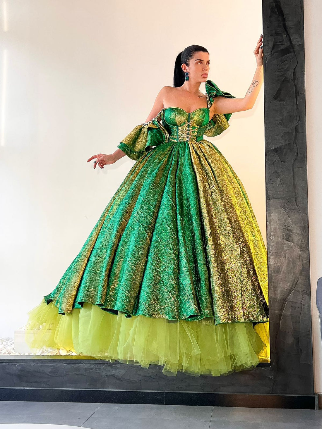 Brielle Multicolor Evening Dress S / Multicolor Brielle Multicolor Evening Dress S / Multicolor
