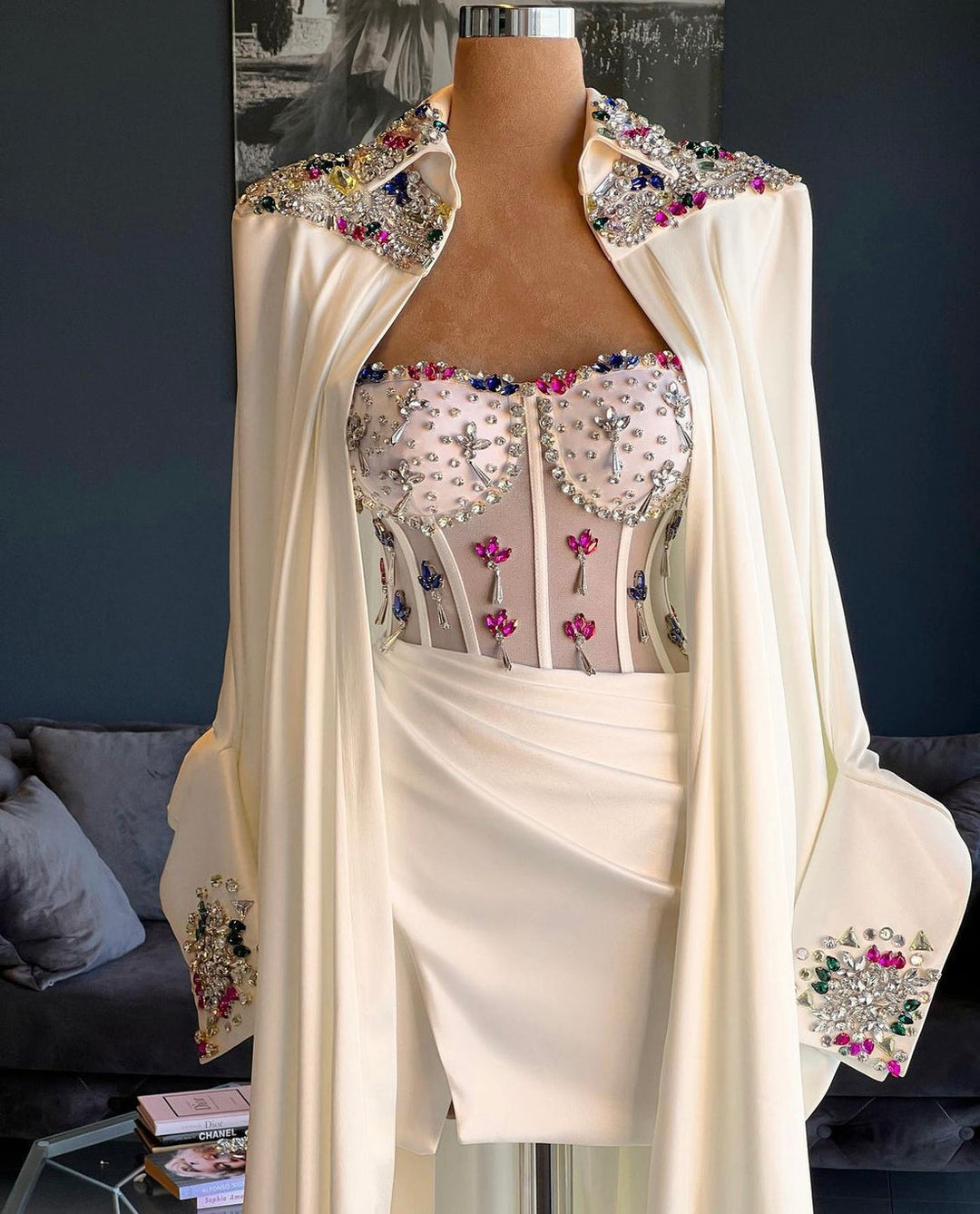 sachin and babi light blue dress Evening Dresses | Party Gowns