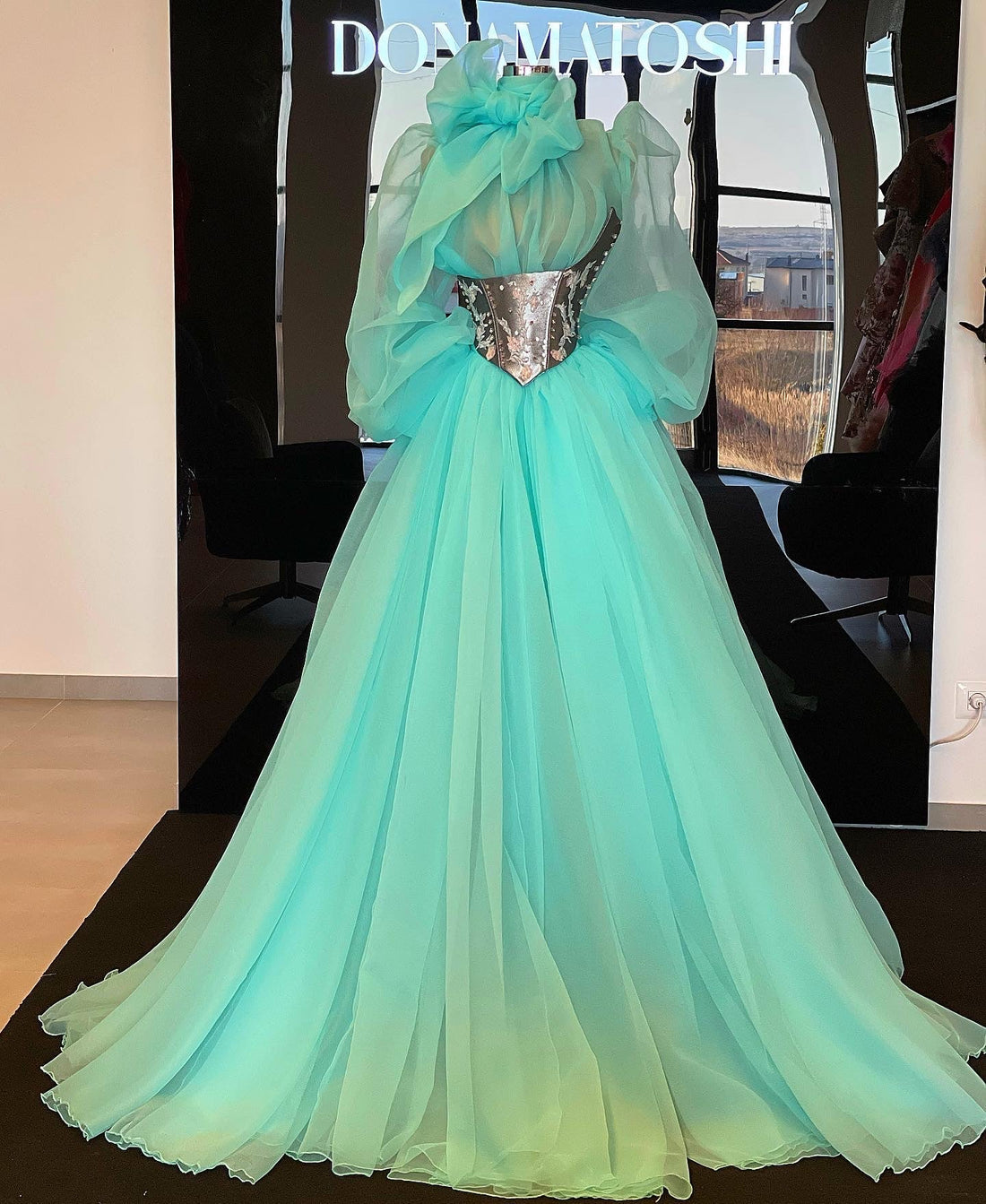 Maryam Blue Evening Dress