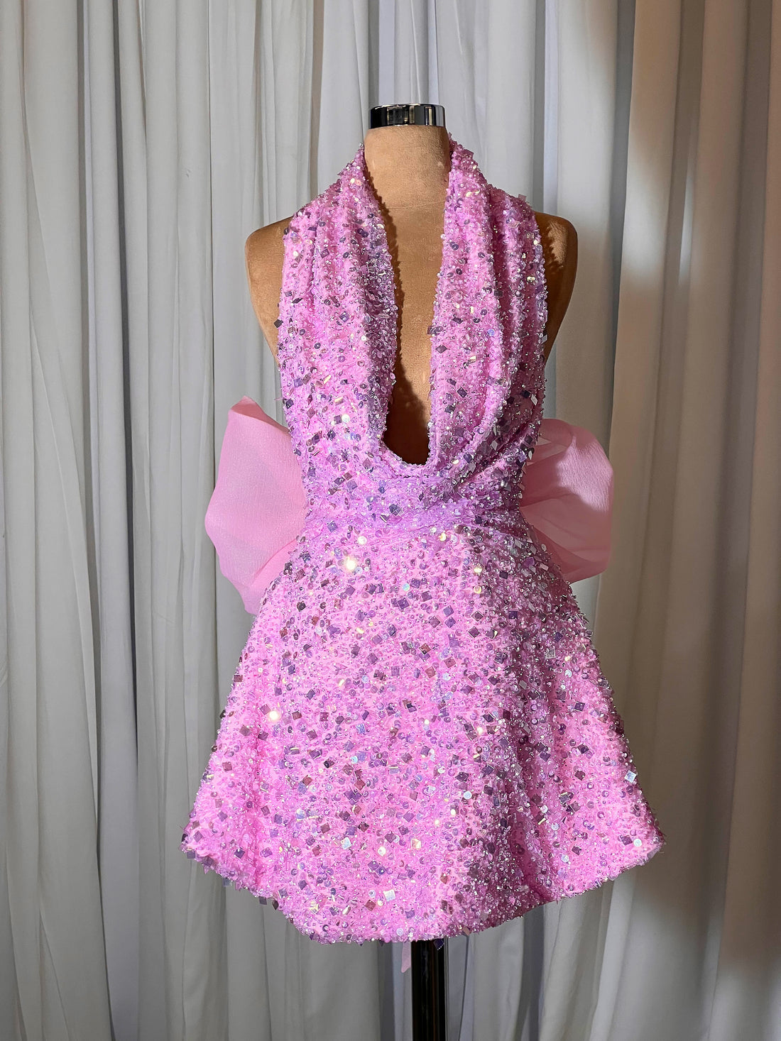 Makenna Beautiful Pink Evening Dress