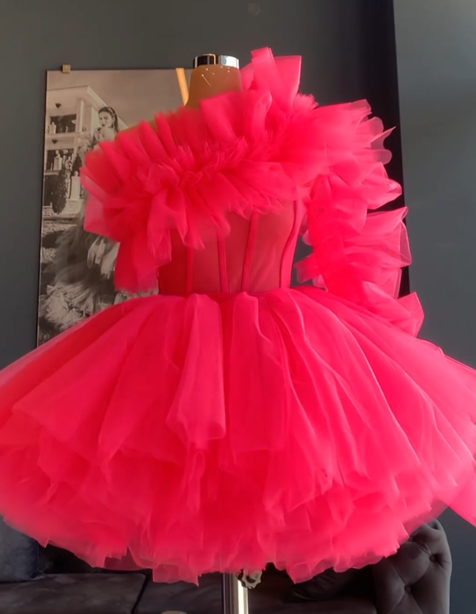 strapless open back dress Zuri Elegant Pink Evening Dress Evening Dress XXXL / Pink