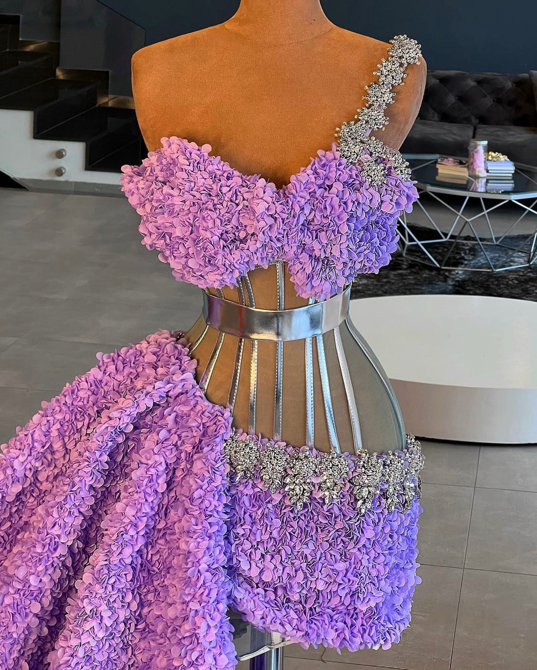 Camila Elegant Purple  Evening Dress