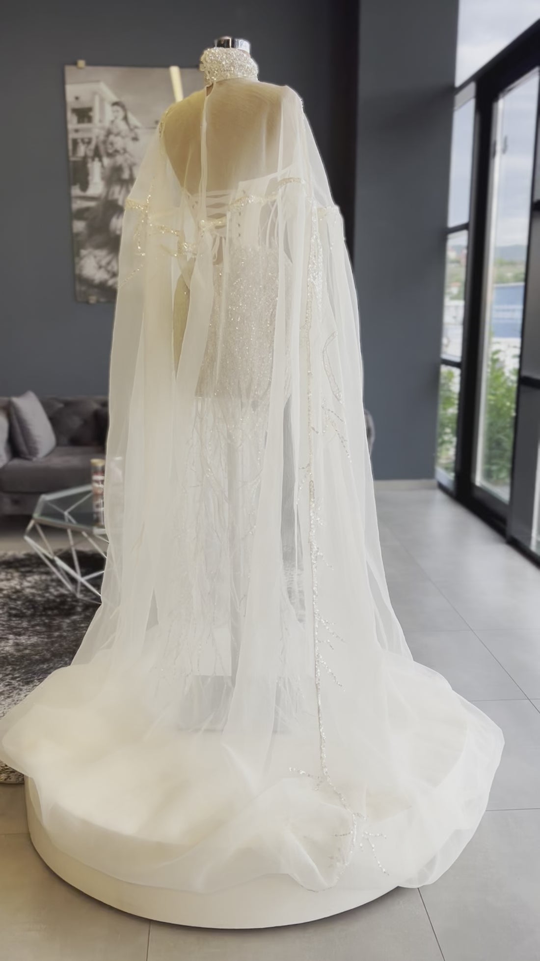 Kylie Luxury White Wedding Dress